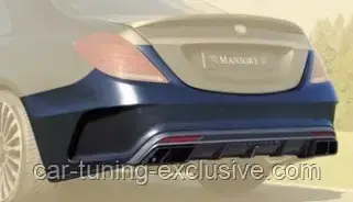 MANSORY rear bumper for Mercedes S-class W222, фото 1