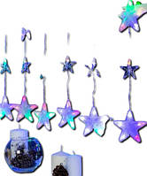 Гірлянда-штора Арка Зірочка 3 м з різнокольоровим світінням, XPRO (GR- 55_305)