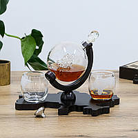 Набір для віскі Україна графін 850 мл та 2 склянки 300 мл