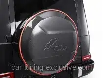 LUMMA spare wheel cover CLR G770 carbon fibre for Mercedes G-class W463A