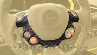 MANSORY steering wheel switch panel for Ferrari 458