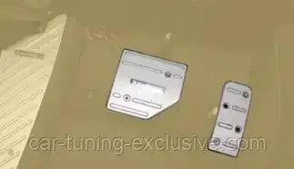 MANSORY pedal pads & foot rest for Ferrari 458