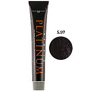 Професійна крем-фарба для волосся Hipertin Platinum 5.97 світлий каштан тютюново-коричневий 60 мл