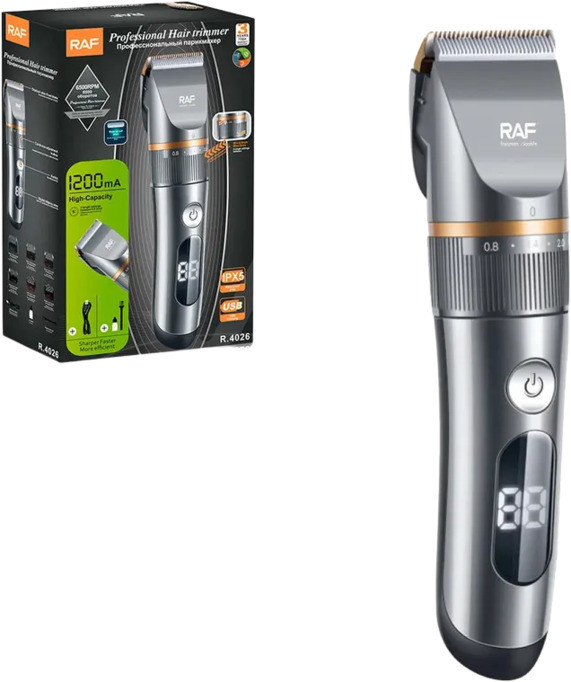 Акумуляторна стрижна машинка з насадками бездротова XPRO R4026 (45082-R4026_439), фото 1