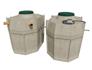 Бетонні монолитні септики "Октагон". Очищення до 98%.