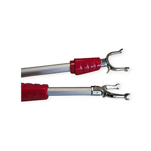 Палка  Знімач 145 см  для зняття Одягу Телескопічна з металевим  гачком