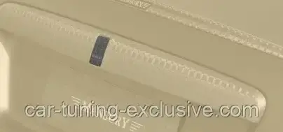 MANSORY emblem for rear trunk bar cover with engraved logo for Rolls-Royce Wraith
