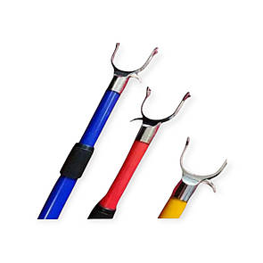 Палка  Знімач 195 см  для зняття Одягу Телескопічна з металевим  гачком