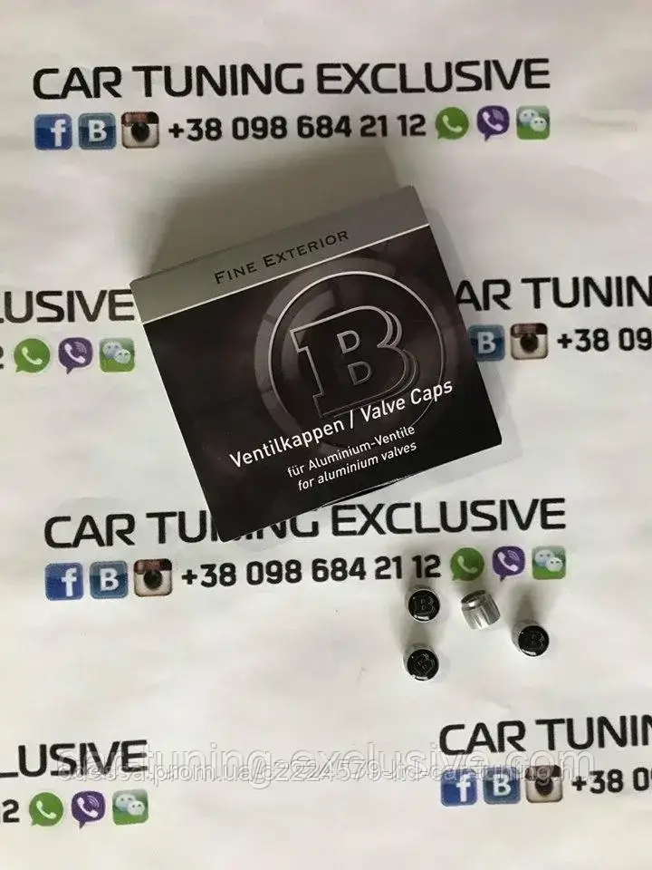 BRABUS caps on nipple for Mercedes S-class W221, фото 1