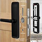 PES Husky Wi-Fi сірий біометричний розумний замок, фото 8