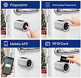 PES Cylinder Silver 35x35 мм кодовий смарт-циліндр для замка, фото 9