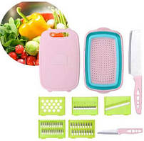 Овочерізка 9в1 з контейнером 1,5 л XPRO Multifunctional Slicer and Planing Wire Slicer (GR- 99_231)