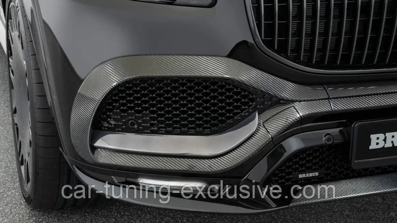 BRABUS carbon front fascia attachments for MAYBACH Mercedes GLS-class