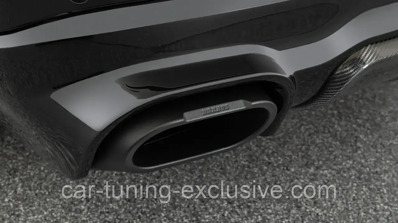 BRABUS valve controlled sports exhaust system for MAYBACH Mercedes GLS-class