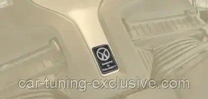MANSORY logos for engine cover - carbon for Aston Martin DBX
