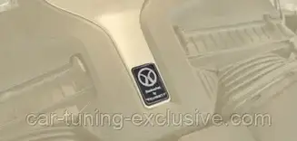 MANSORY logos for engine cover - carbon for Aston Martin DBX