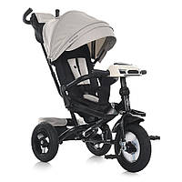 Велосипед коляска триколісний дитячий TURBO TRIKE MT 1007-12 з батьківською ручкою Бежевий