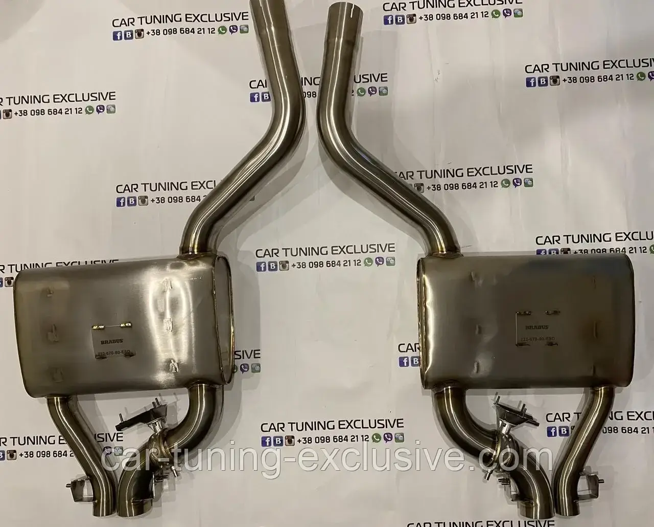 VALVE CONTROLLED SPORTS EXHAUST SYSTEM for Mercedes S-class W223