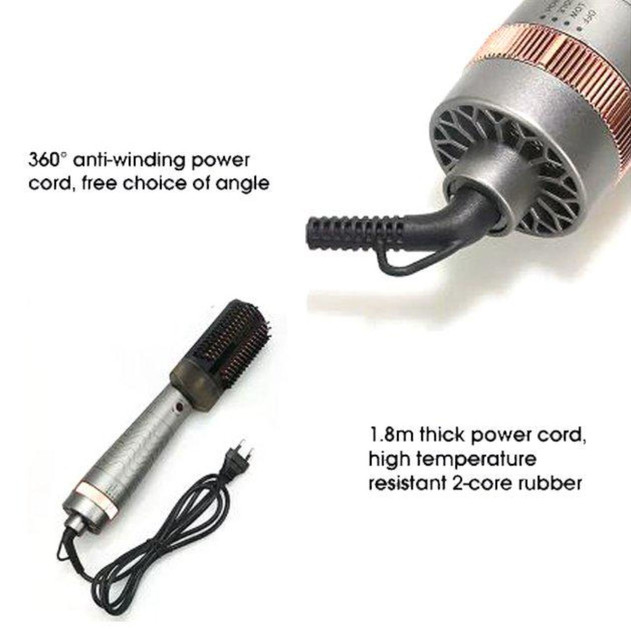 Гребінець-фен з інфрачервоним випромінюванням XPRO Hair Steam Brush Infrared Spray HotAirComb 3в1 (MER-15306_552), фото 1