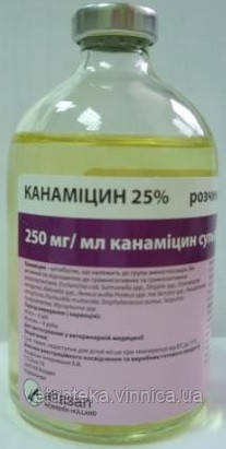 Канаміцин 25%, 100мл, фото 1