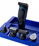 Бездротова машинка для стрижки та гоління 5в1 Gemei GM 563, фото 6