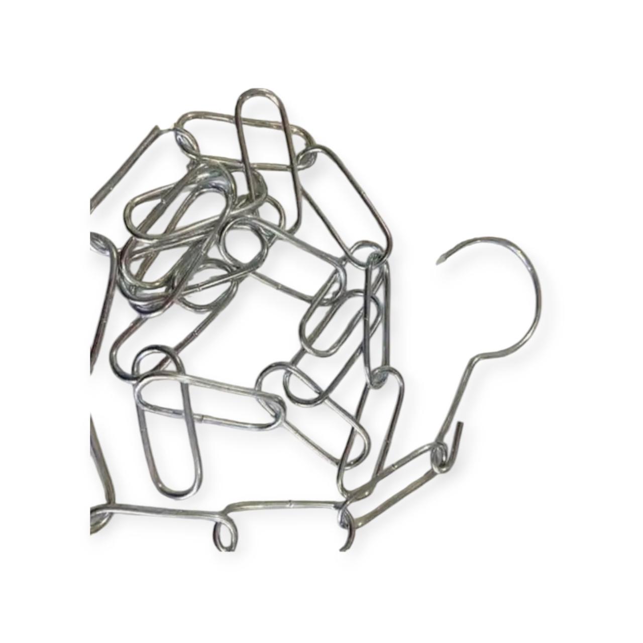 Ланцюг торговий металевий з гачком для вітрини товщина 2,5 мм №3, фото 1