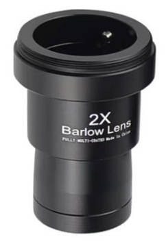 Лінза Барлоу 2Х метал, одне-елементне, багатошарове покриття, різь Т2 на 42 мм бренд EYSDON