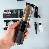 Триммер VGR V-296 4 насадки LED display (44952-V-296_483), фото 7