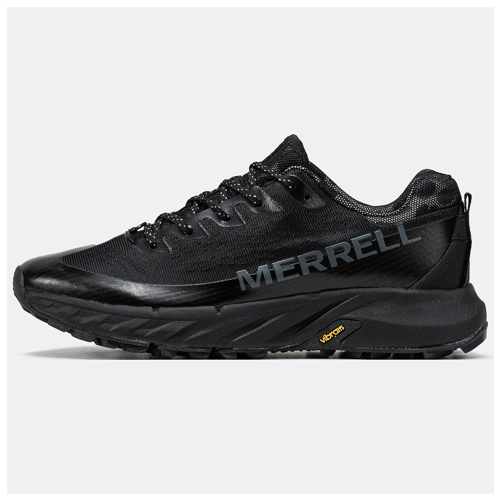 Мужские кроссовки Merrell Agility Peak 5 Vibram Black, черные кроссовки ...