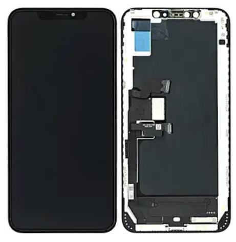 Дисплей (екран) для iPhone XS Max + тачскрин, чорний, оригінал, фото 1