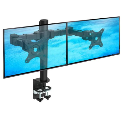 Міцне настільне кріплення NF12 для двох моніторів 2x LCD, LED 10″-30″ 3D регулювання