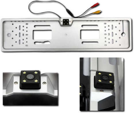 Камера заднього виду з підсвіткою номера XPRO 16LED Silver (MER-13213_460)