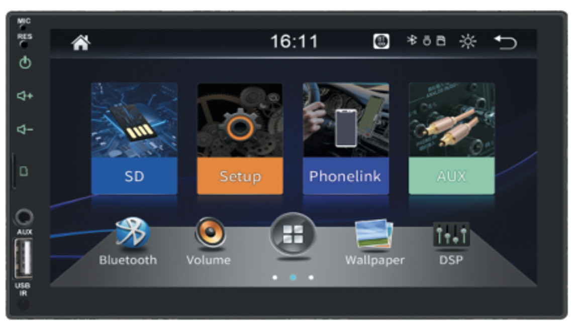 Автомагнітола 2DIN з екраном 8'' на Android Ram 2+ Storage 32 7723An (42990-7723A_1741), фото 1