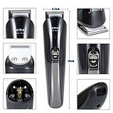 Машинка для стрижки волосся Kemei з бездротовою роботою KM-600 (42232-KM-600_542), фото 3