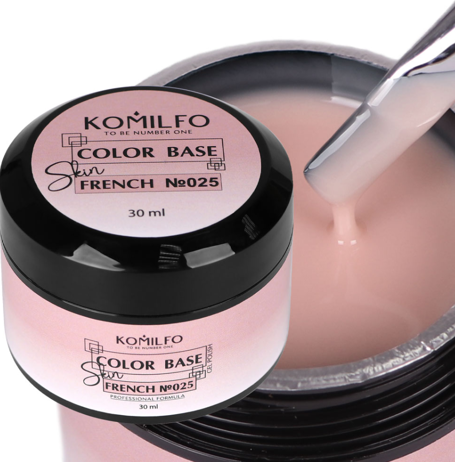 Komilfo Color Base French "Skin" 025 30 ml (гель-банка)