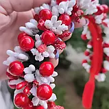 Обруч з калиною Вінок калина Венок с калиной Ободок калиновый Калина на обручі Віночок з калини український, фото 2