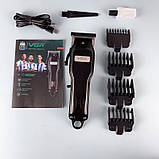 Машинка для стрижки волосся потужна бездротова XPRO V-251 (45113-V-251_519), фото 6