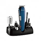 Машинка для стрижки волосся та бороди 8в1 Gemei GM-596 Pro + гребінець (39877-GM-596_439), фото 3
