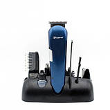 Машинка для стрижки волосся та бороди 8в1 Gemei GM-596 Pro + гребінець (39877-GM-596_439), фото 8