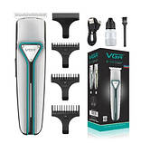 Машинка для стрижки волосся та бороди з потужним мотором XPRO VGR V-008 (40948-V-008_277), фото 4