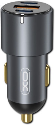 Автомобільне зарядне пристрій швидкої зарядки XPRO CC45 PD30W PD+USB30W Shared 60W Metal (37478-01_319)