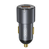 Автомобільне зарядне пристрій швидкої зарядки XPRO CC45 PD30W PD+USB30W Shared 60W Metal (37478-01_319), фото 4