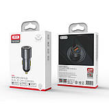 Автомобільне зарядне пристрій швидкої зарядки XPRO CC45 PD30W PD+USB30W Shared 60W Metal (37478-01_319), фото 5