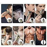 Бездротова машинка для стрижки волосся 8в1 XPRO V 110 (23457149801_815), фото 6