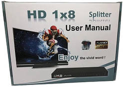 Комутатор HDMI 1x8 для розподілу відеосигналу XPRO (lp-87918_566)