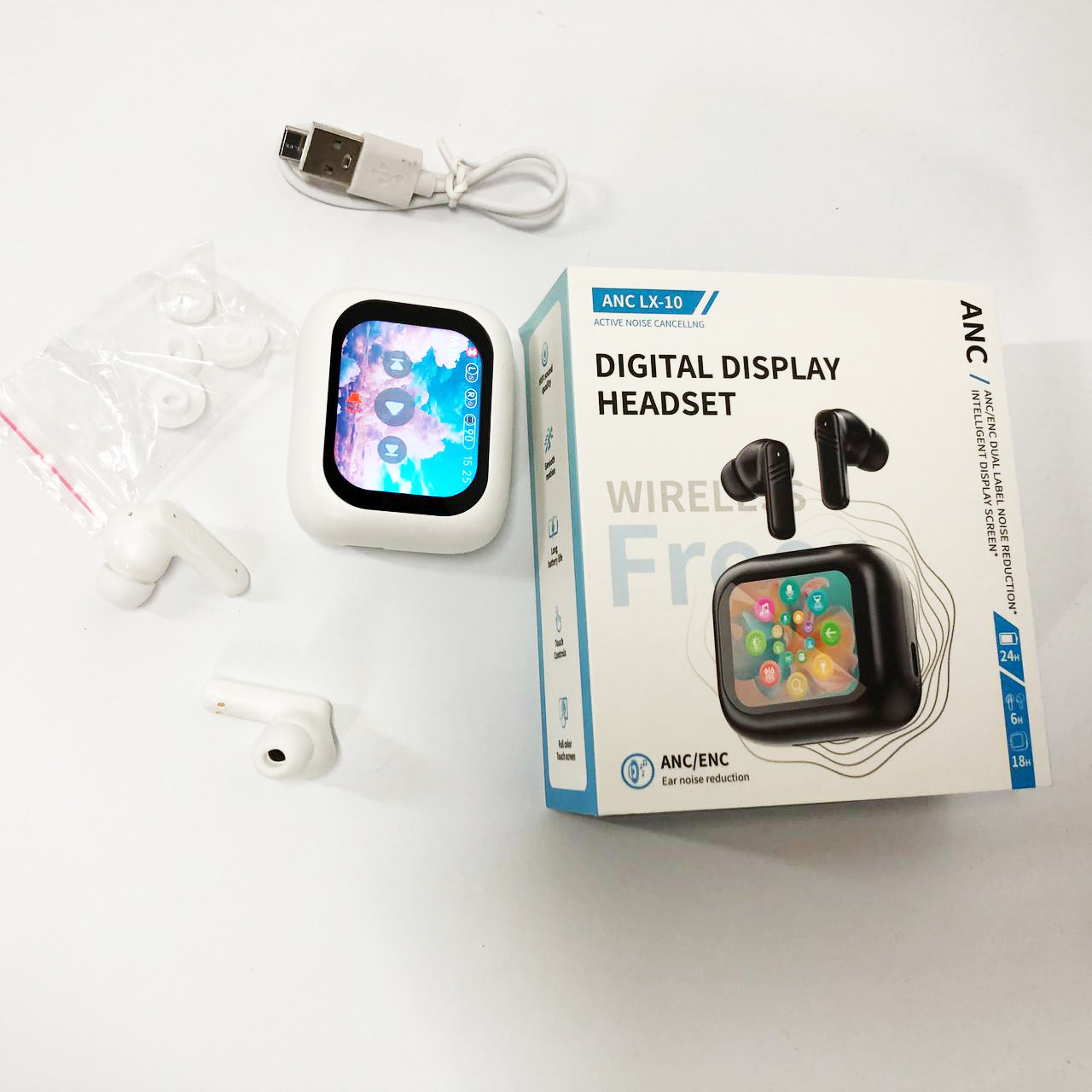 Бездротова блютуз гарнітура-навушники LX-10, Навушники з вбудованим мікрофоном bluetooth IA-70, фото 1