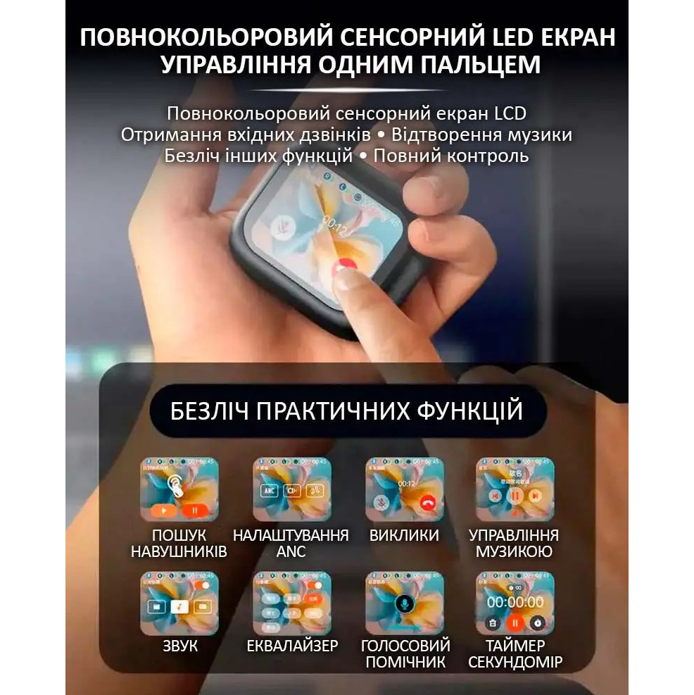 Бездротові блютуз навушники із зарядним боксом, Стерео навушники для спорту, Bluetooth гарнітура IZ-86, фото 1