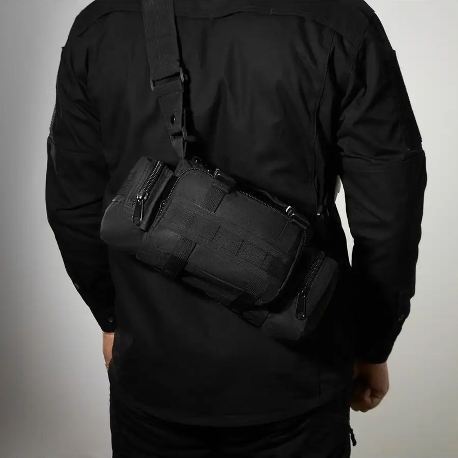 Сумка слінг тактична, Чоловіча сумка кроссбоді Сумка тактична наплічна армійська QT-50, фото 1