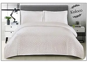 Постільна білизна Koloco Kube простирадло на гумці — світло-сірий, фото 1