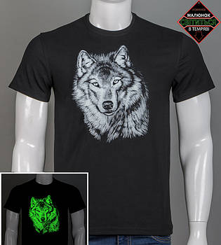 Футболка чоловіча Вовчик 2510м (Уп.4шт M-XXL), Чорний
